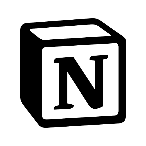 Notion Icon, notion logo