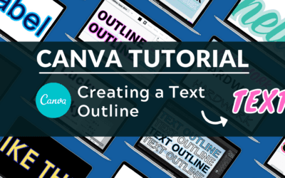 How to Outline Text in Canva: Text Outline Effect
