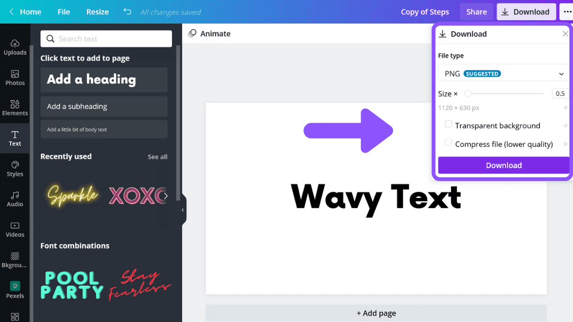 canva-wavy-text-effect-how-to-create-wavy-text-in-canva-blogging-guide