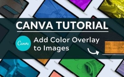 How to Add a Color Overlay to Images in Canva