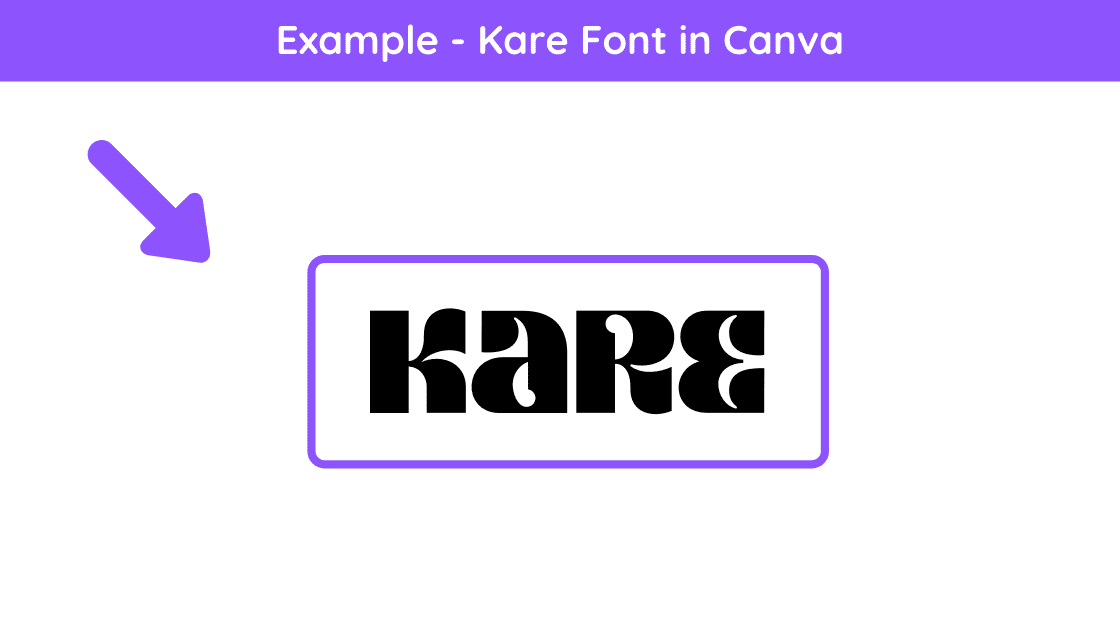 kare, kare font, kare canva font, canva retro font, canva 70s font