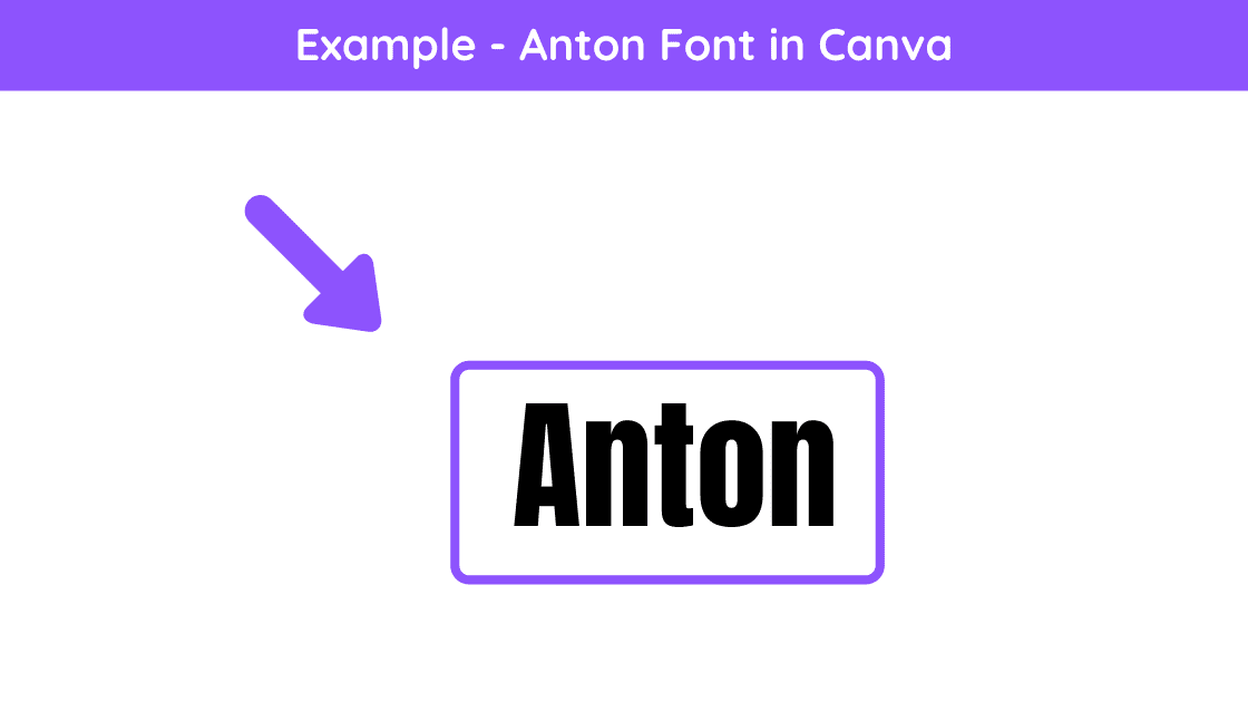 anton font, anton font canva, retro font in canva, top retro fonts canva, canva anton