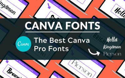 Best Fonts in Canva Pro