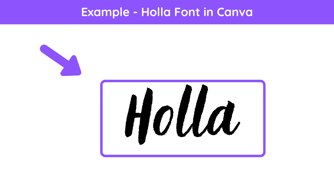 holla font, holla bright font, canva pro fonts