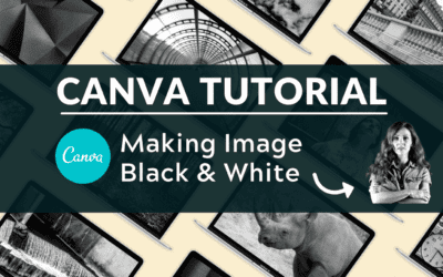 How to Make an Image Black and White in Canva