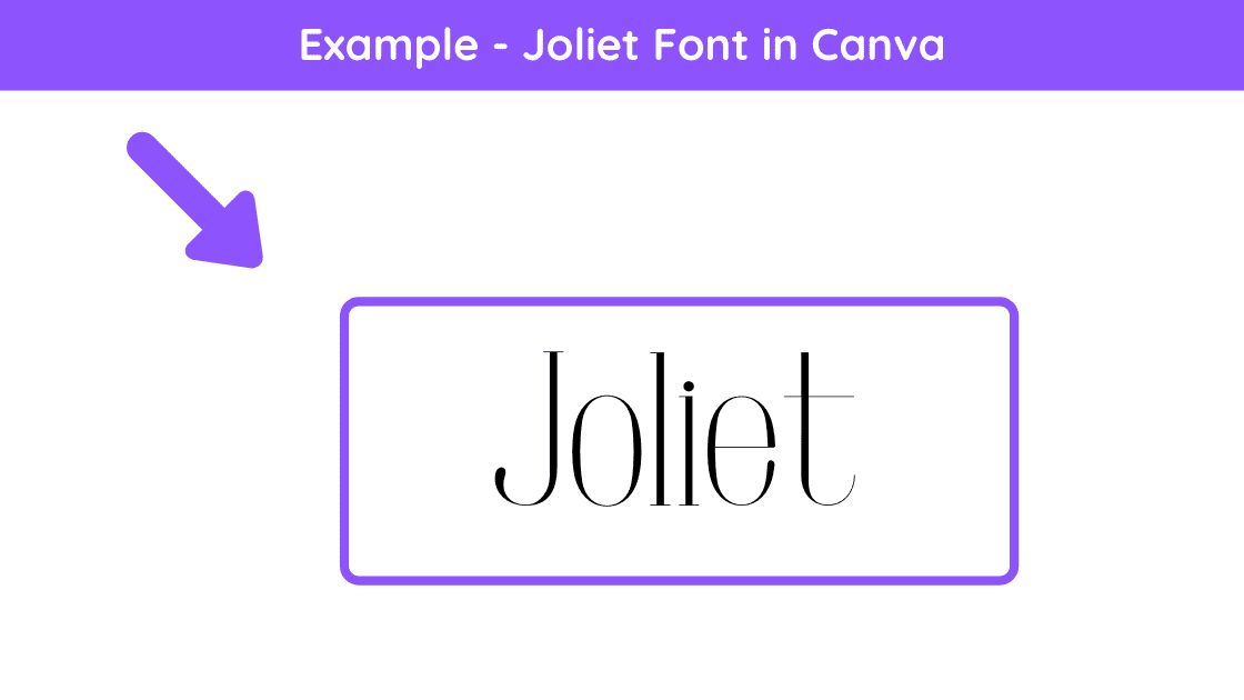 joliet font, canva joliet font, canva pro fonts