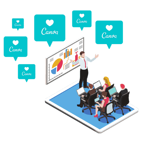 Canva Icon Isometric by Blogging Guide