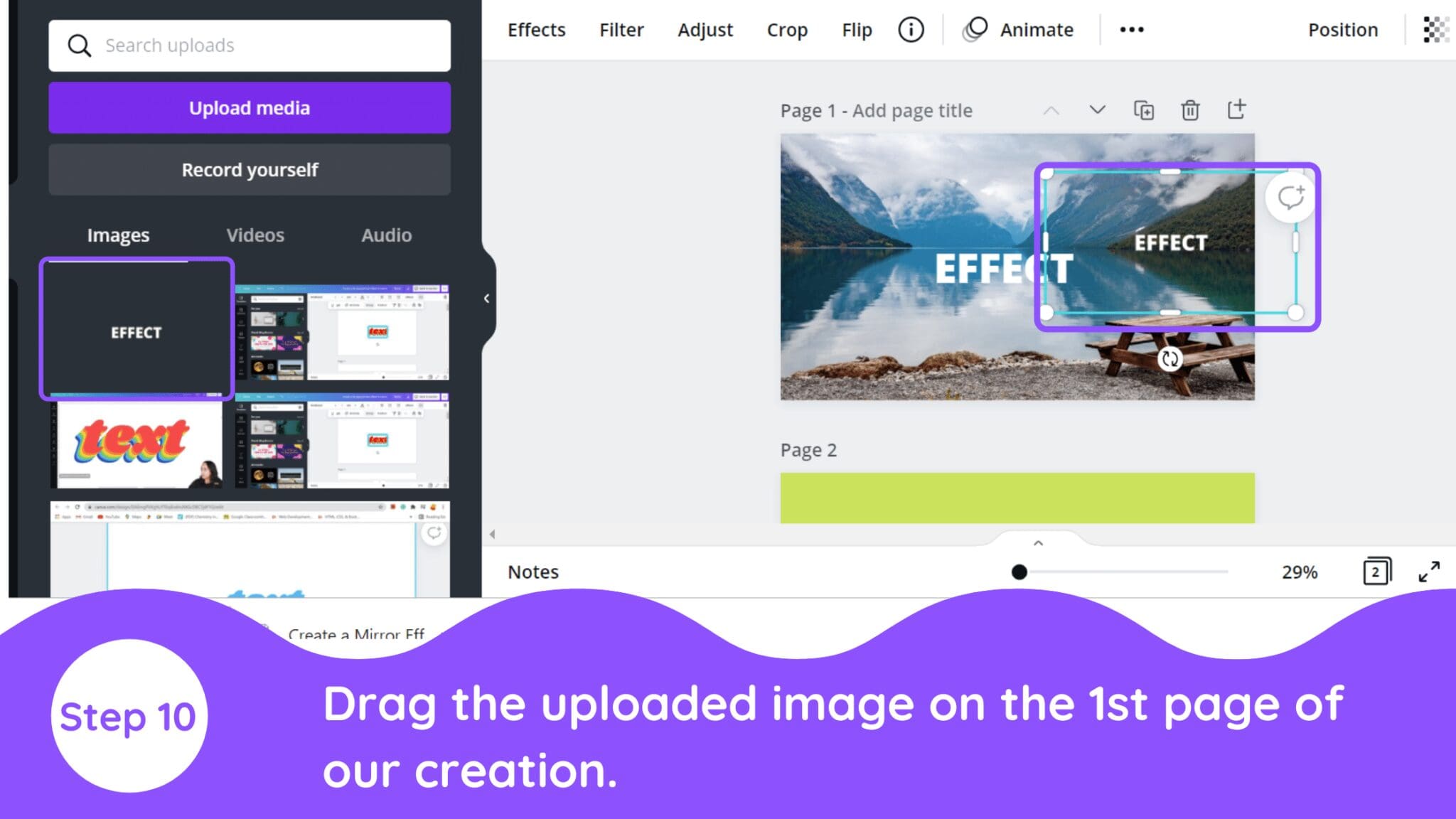 Canva Mirror Effect How to Use Canva to Create a Mirror Effect with