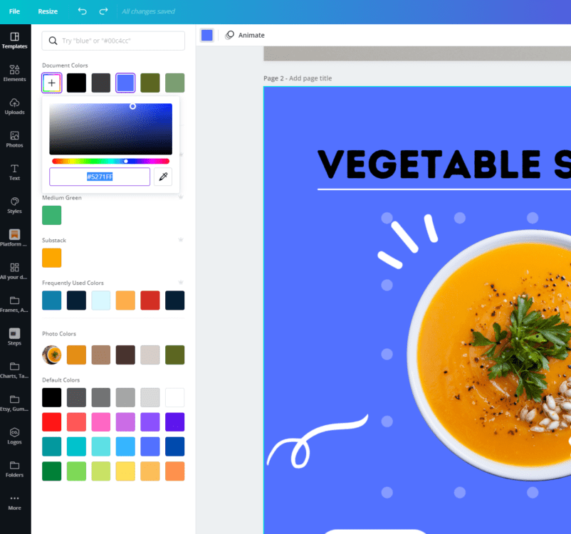 How To Use The Color Picker In Canva Eyedropper Tool In Canva