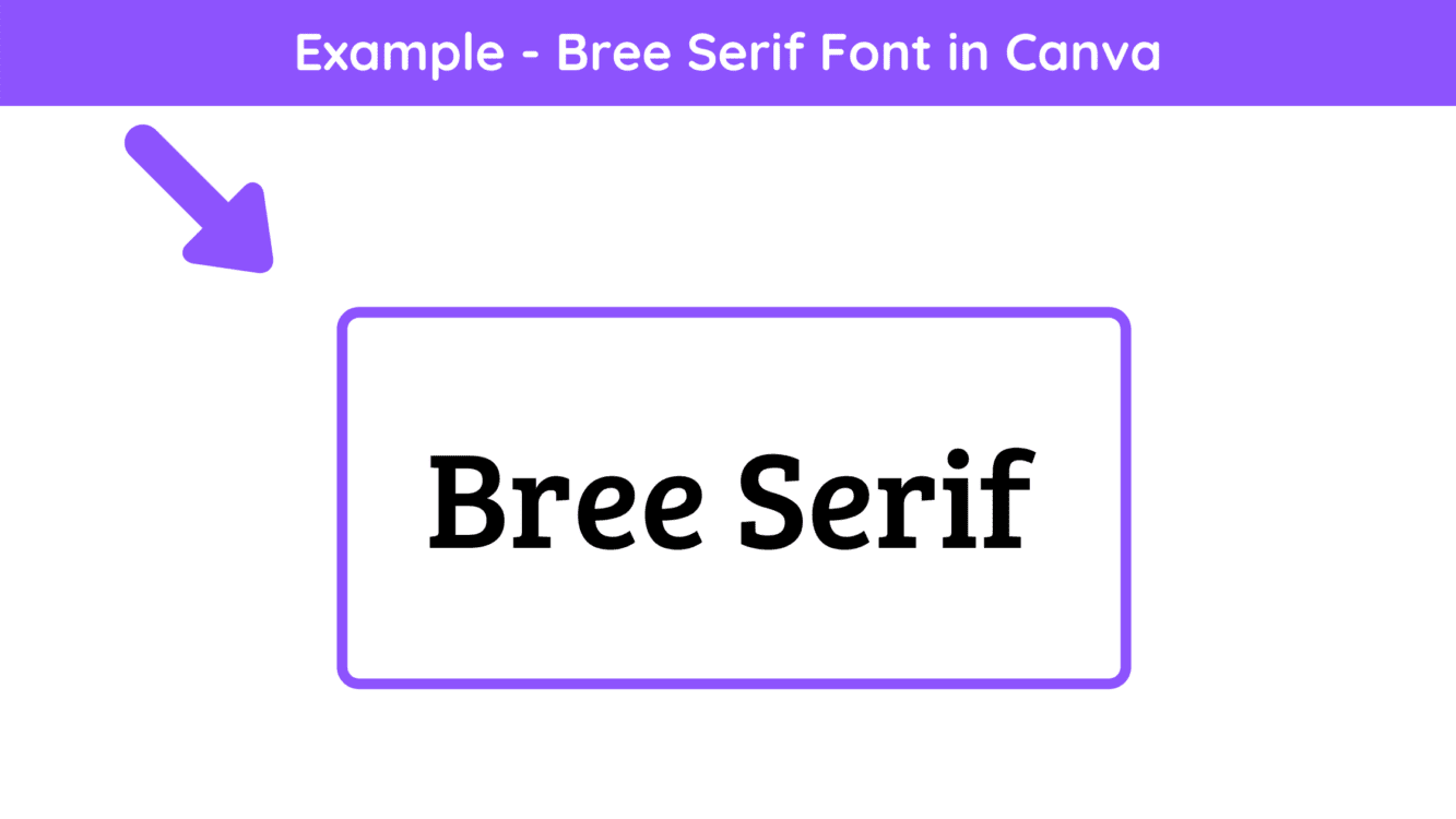 bree serif, bree serif font, bree serif canva