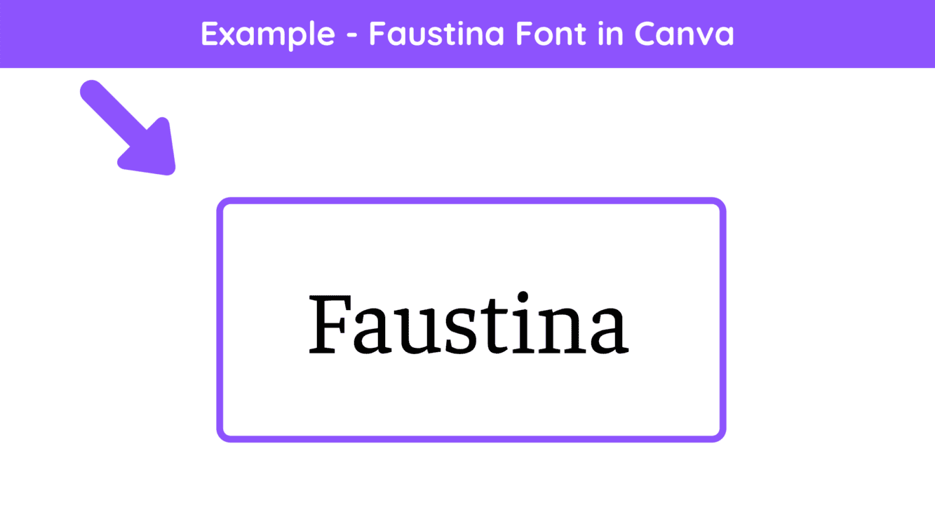 faustina font, faustina canva font, faustina