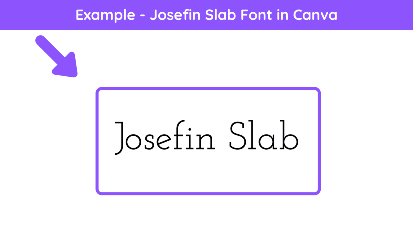 josefin slab font, canva josefin slab font, josefin slab