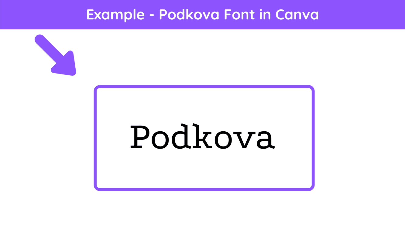 podkova font, canva podkova font, podkova 