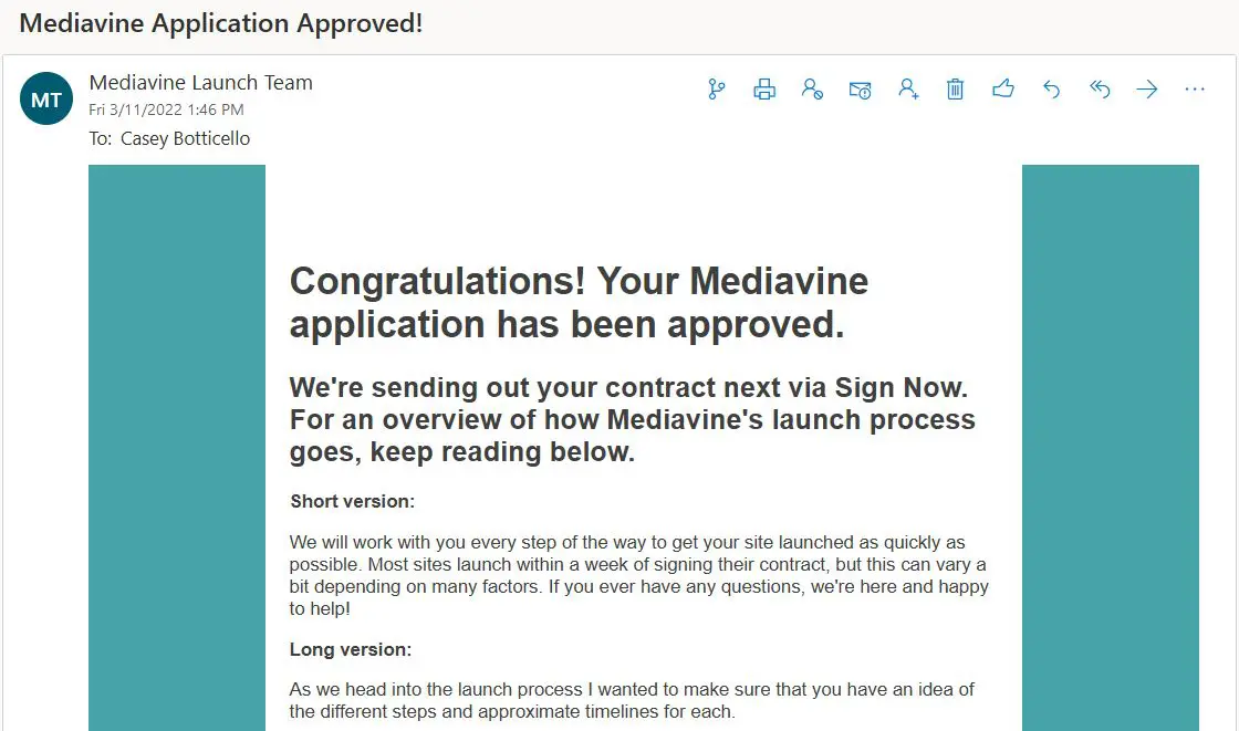 mediavine application, apply to mediavine, how long does it take to apply to mediavine, mediavine earnings, how to get accepted to mediavine