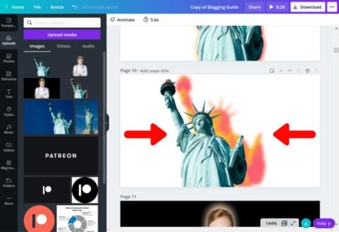 How to Create a Glowing Outline Effect in Canva - Blogging Guide
