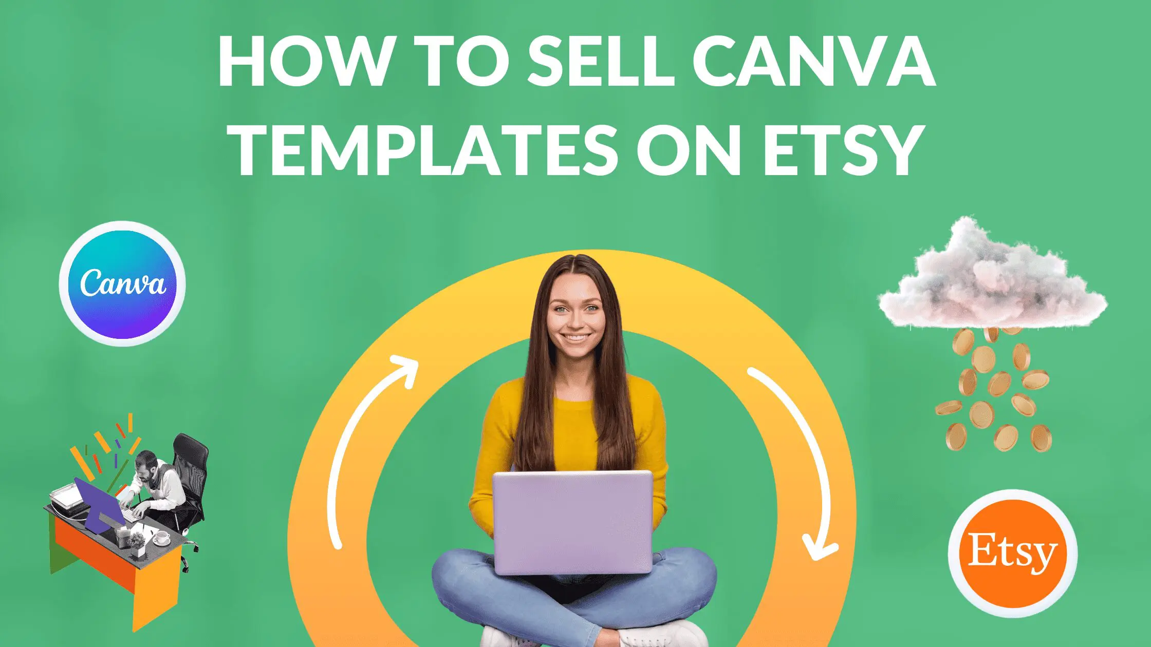 Sell Canva Templates on  to Make Passive Income 