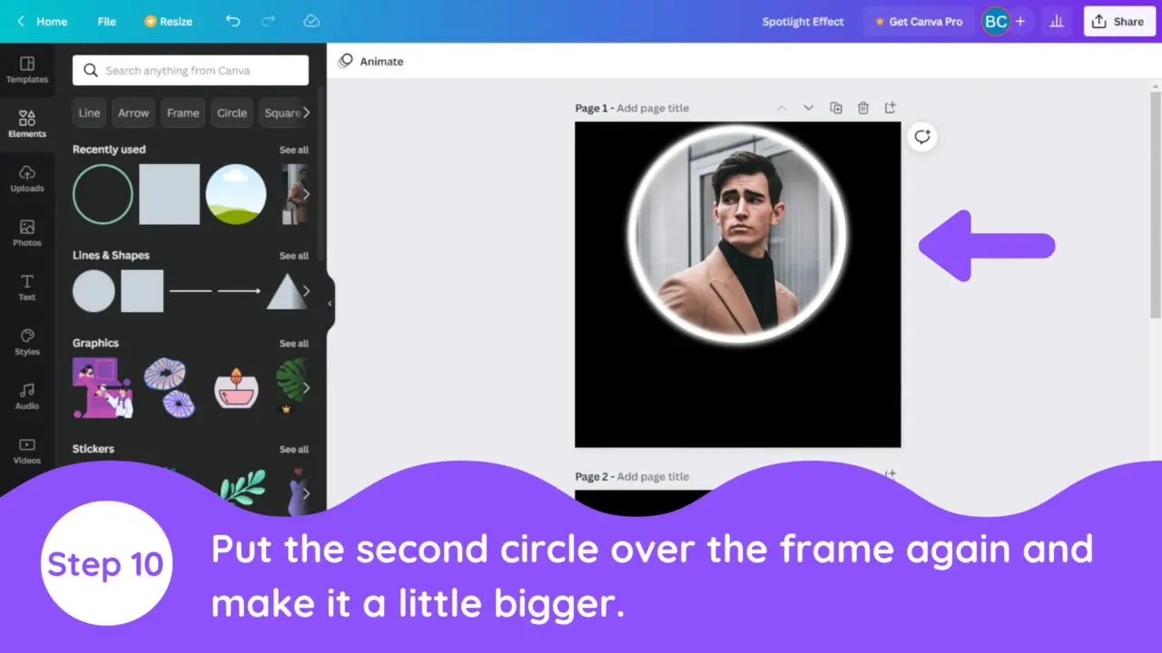 How to Create a Spotlight Effect in Canva Blogging Guide