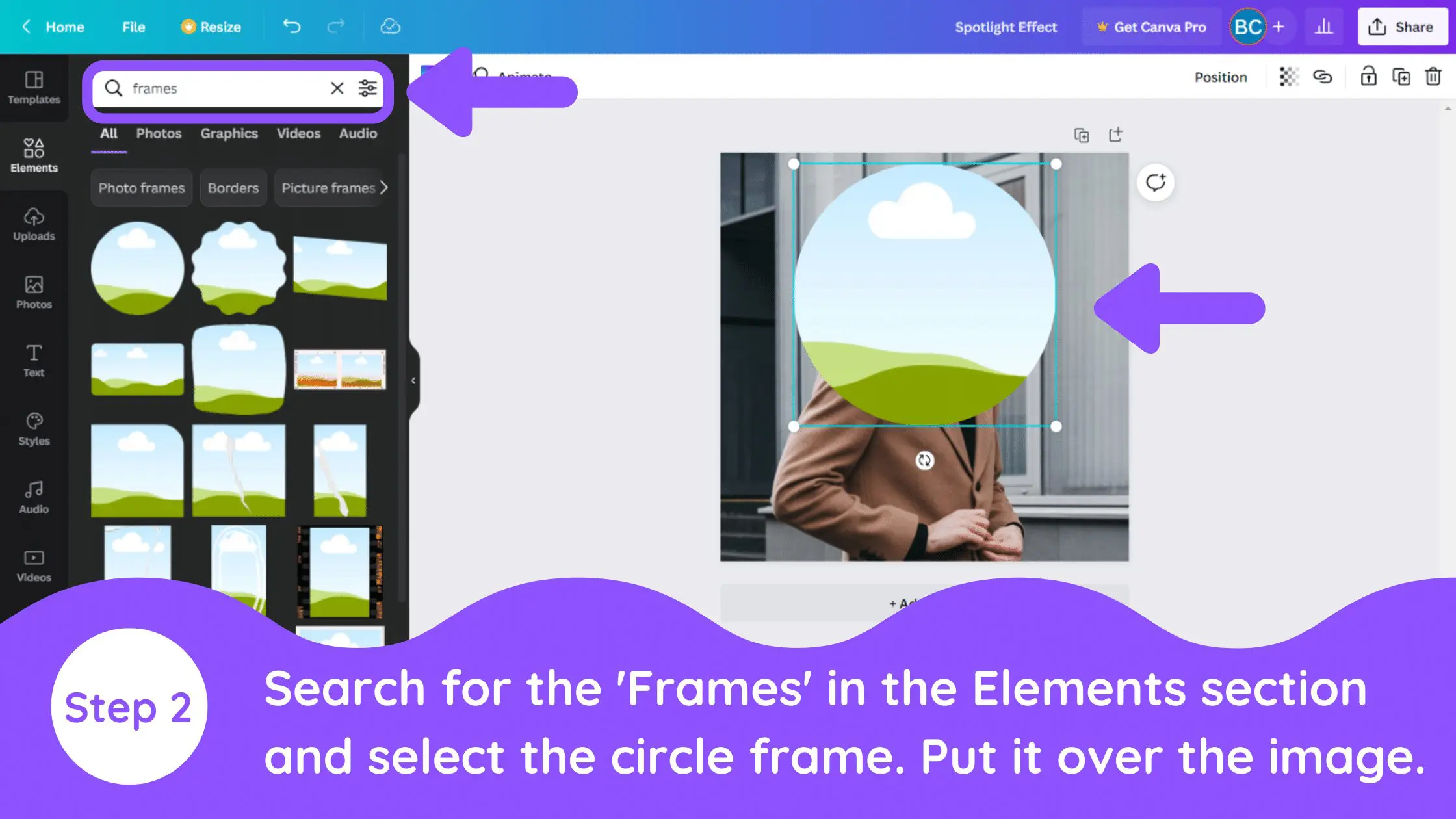 Add a Photo Frame Effect To Your Pictures - Canva, picture frame 