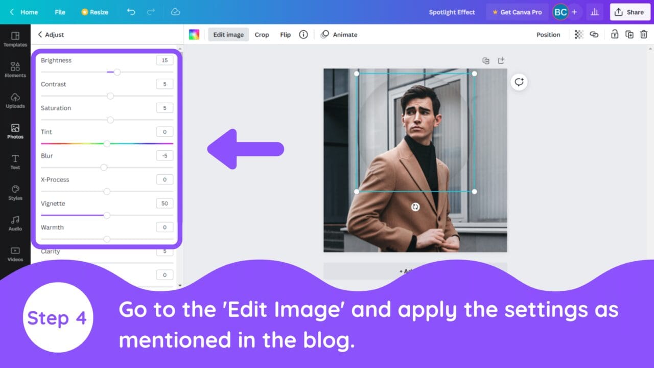 How to Create a Spotlight Effect in Canva - Blogging Guide
