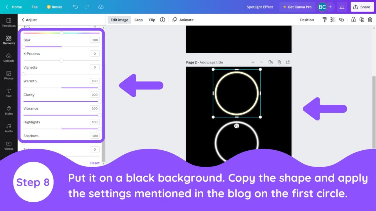 How to Create a Spotlight Effect in Canva Blogging Guide