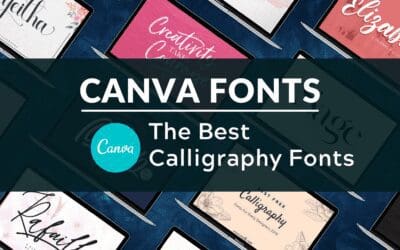 Best Calligraphy Fonts in Canva
