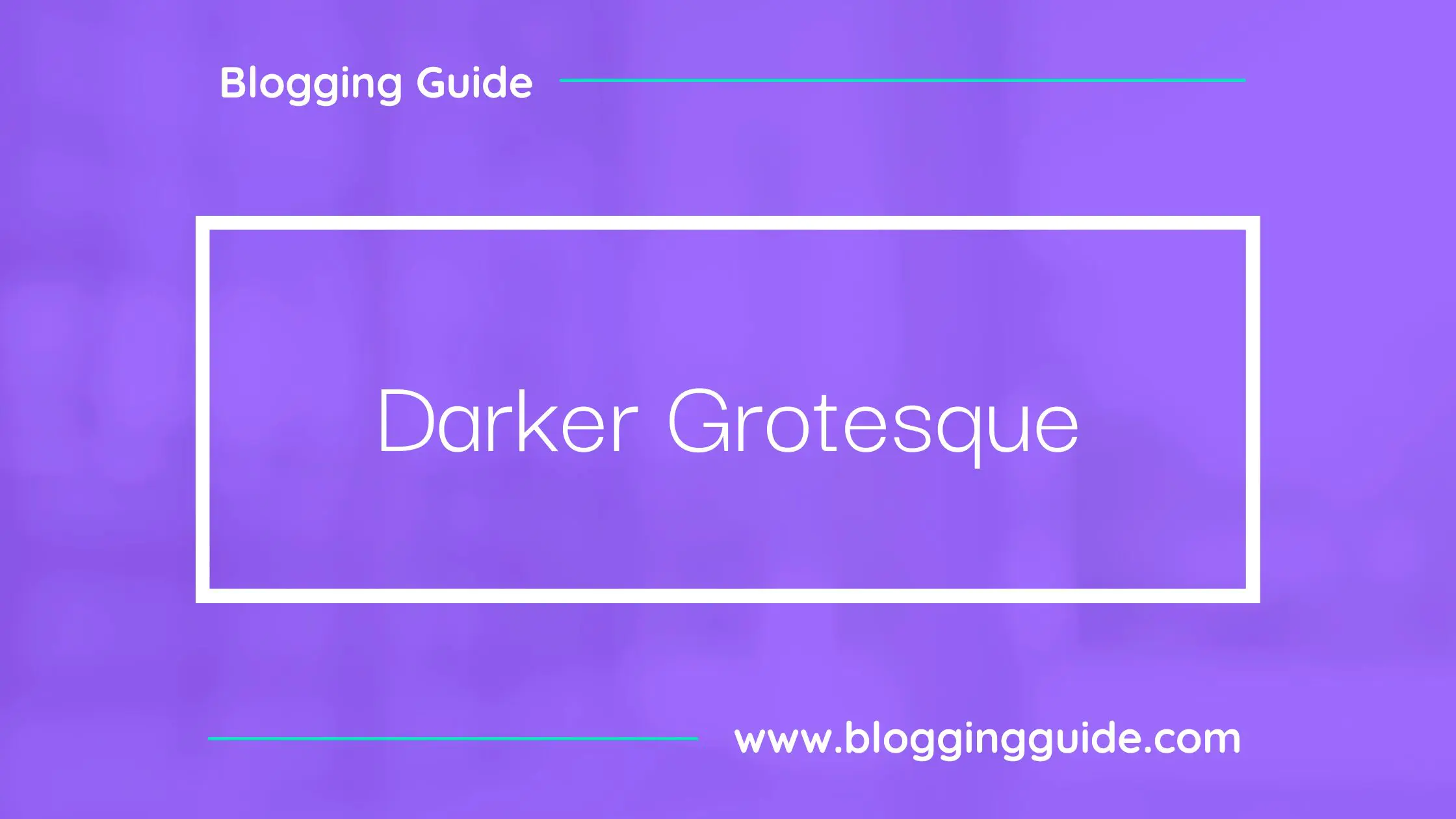 Darker Grotesque