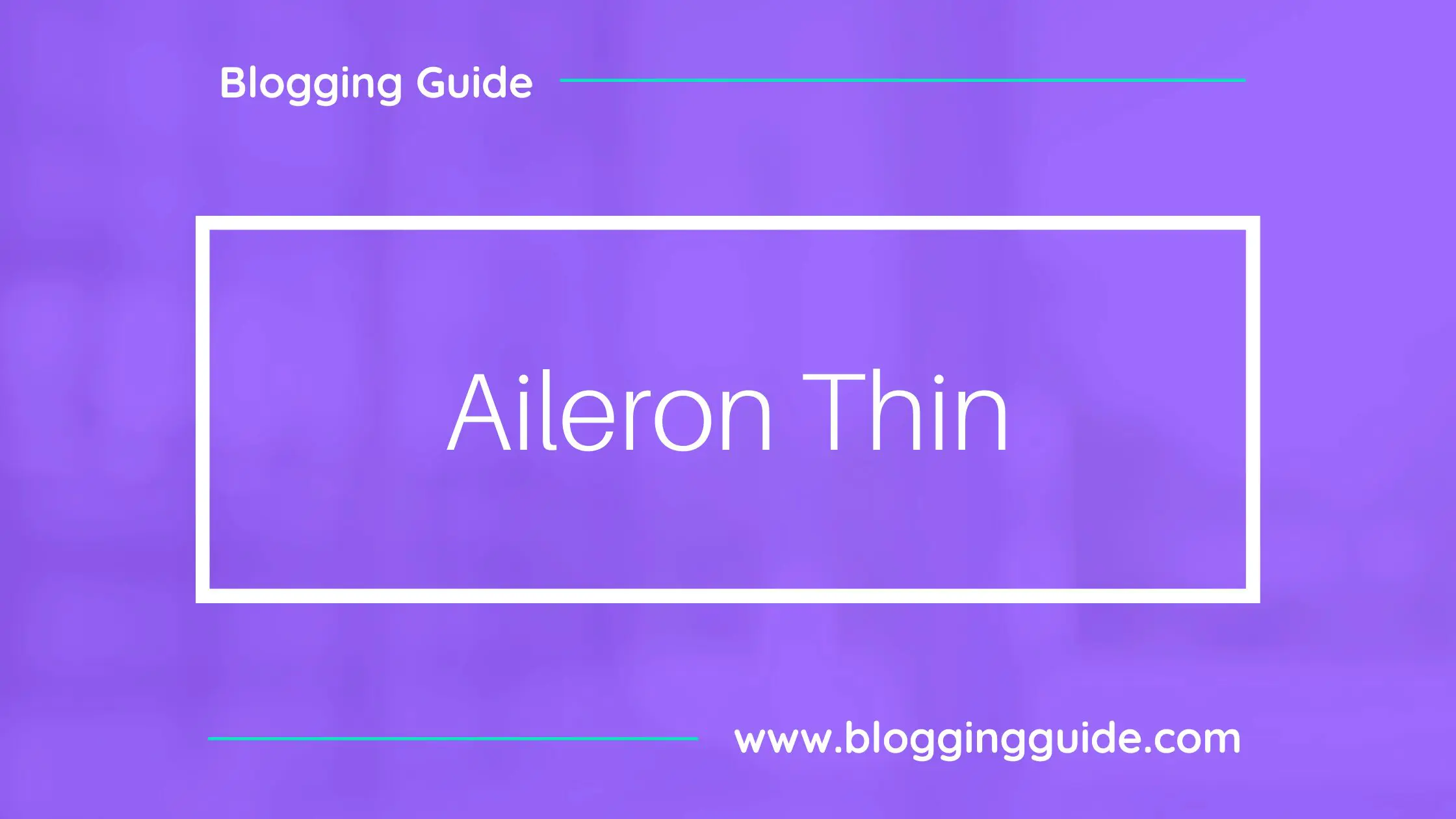 Aileron Thin