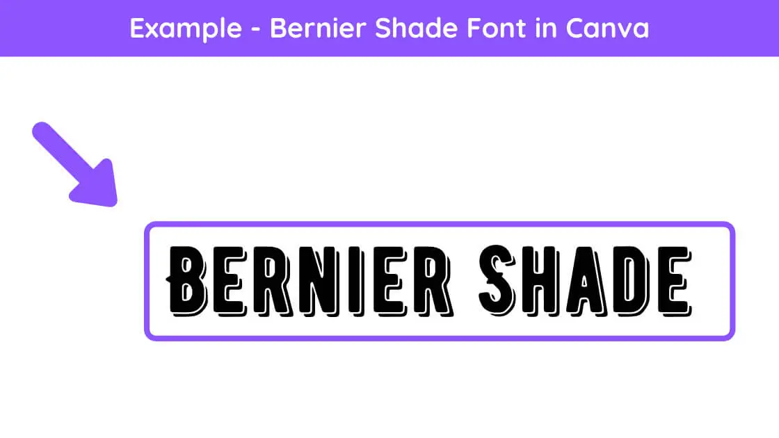 bernier shade, bernier shade font canva, bernier shade canva, best retro fonts on canva, canva retro fonts