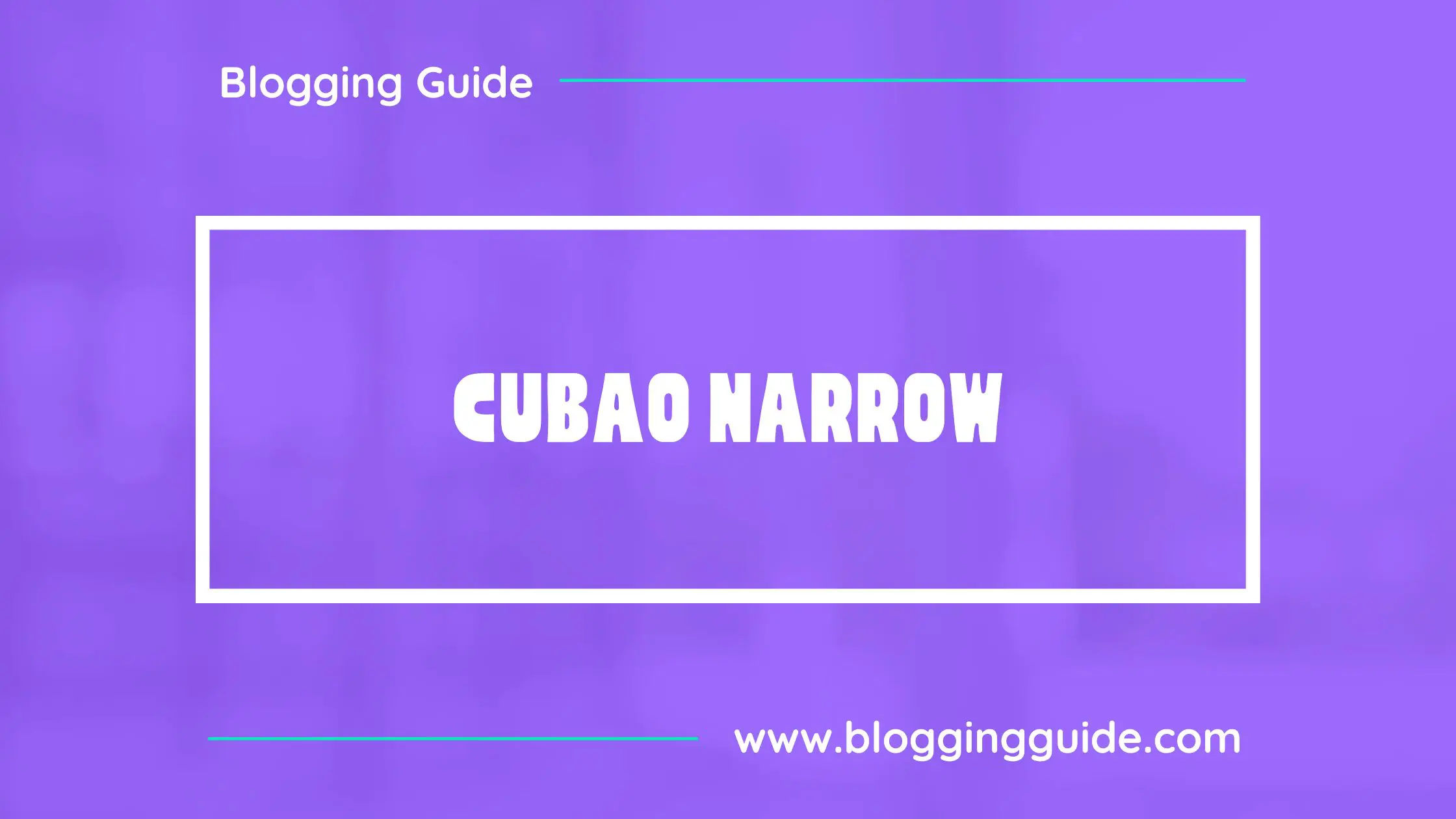 Cubao Narrow