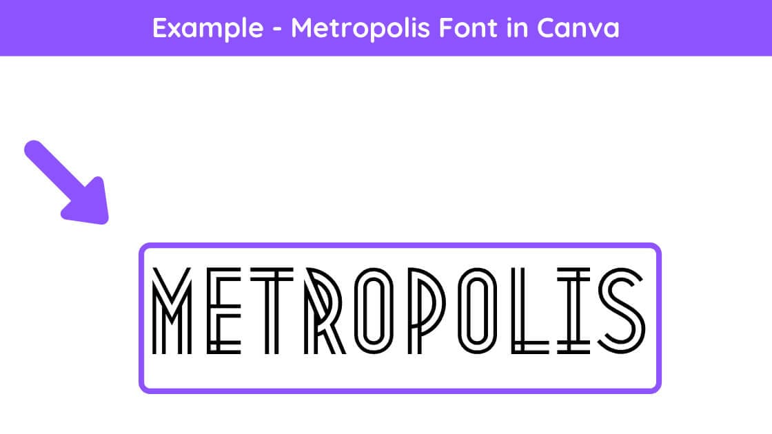 metropolis, metropolis font, metropolis font canva, best retro fonts canva, canva retro fonts