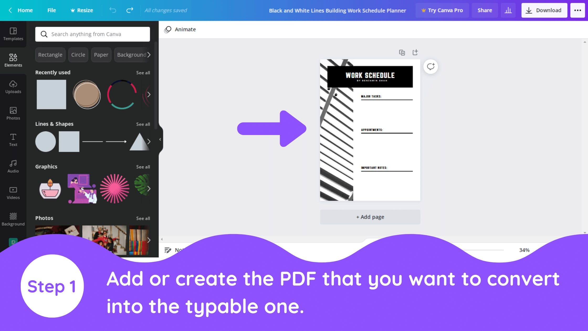 how to create ediatble pdf canva, how to create pdf in canva, canva pdf, make pdf in canva, fillable pdf in canva