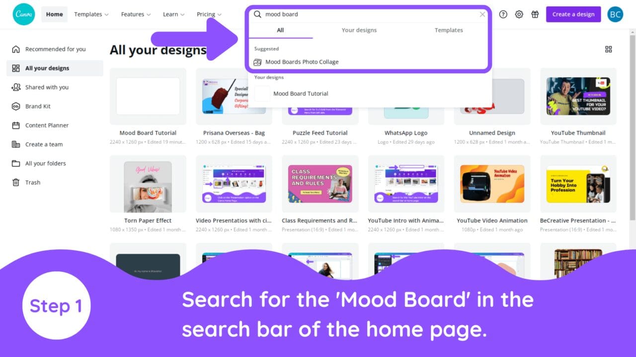 How to Create a Mood Board in Canva - Blogging Guide