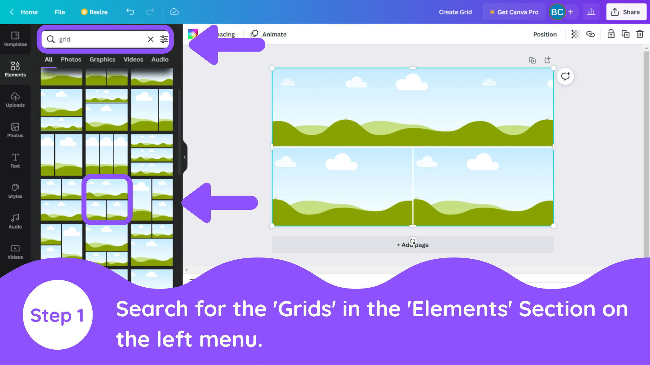 different types of grids