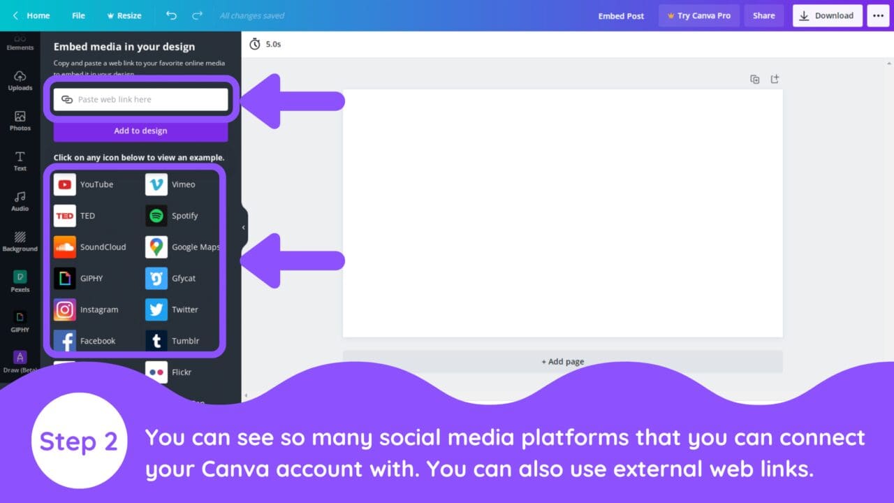How to Embed Posts in Canva Blogging Guide