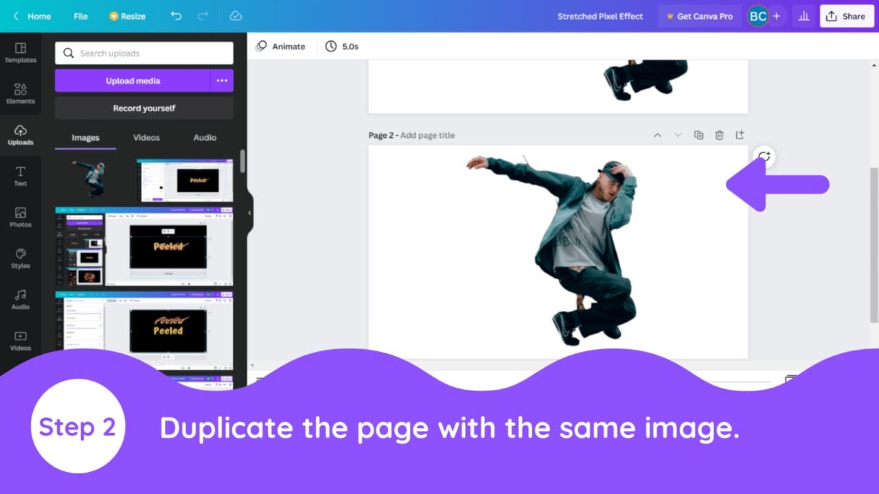 How to Create a Pixel Stretch Effect in Canva Blogging Guide