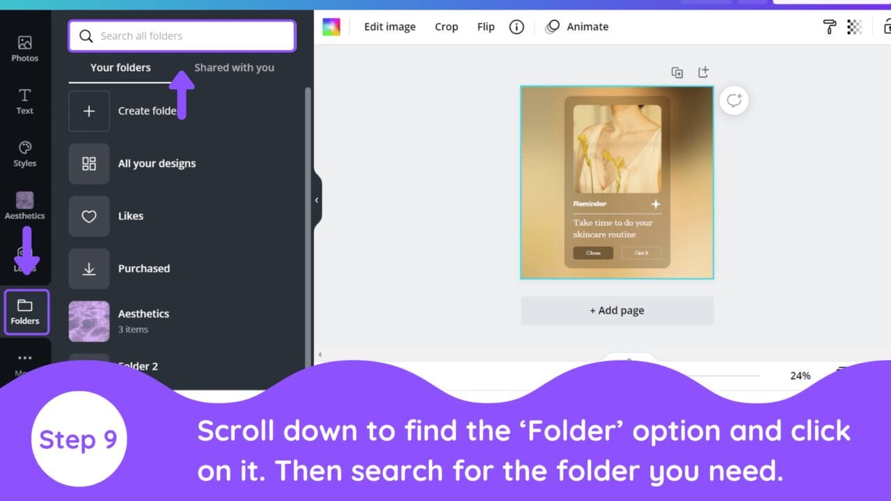 How to Stay Organized in Canva - Blogging Guide