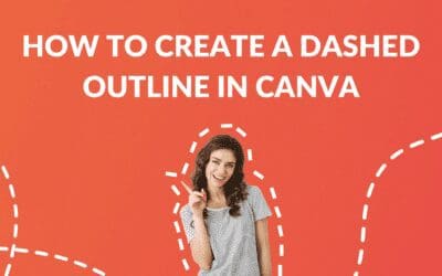 How to Add a Dashed Outline in Canva