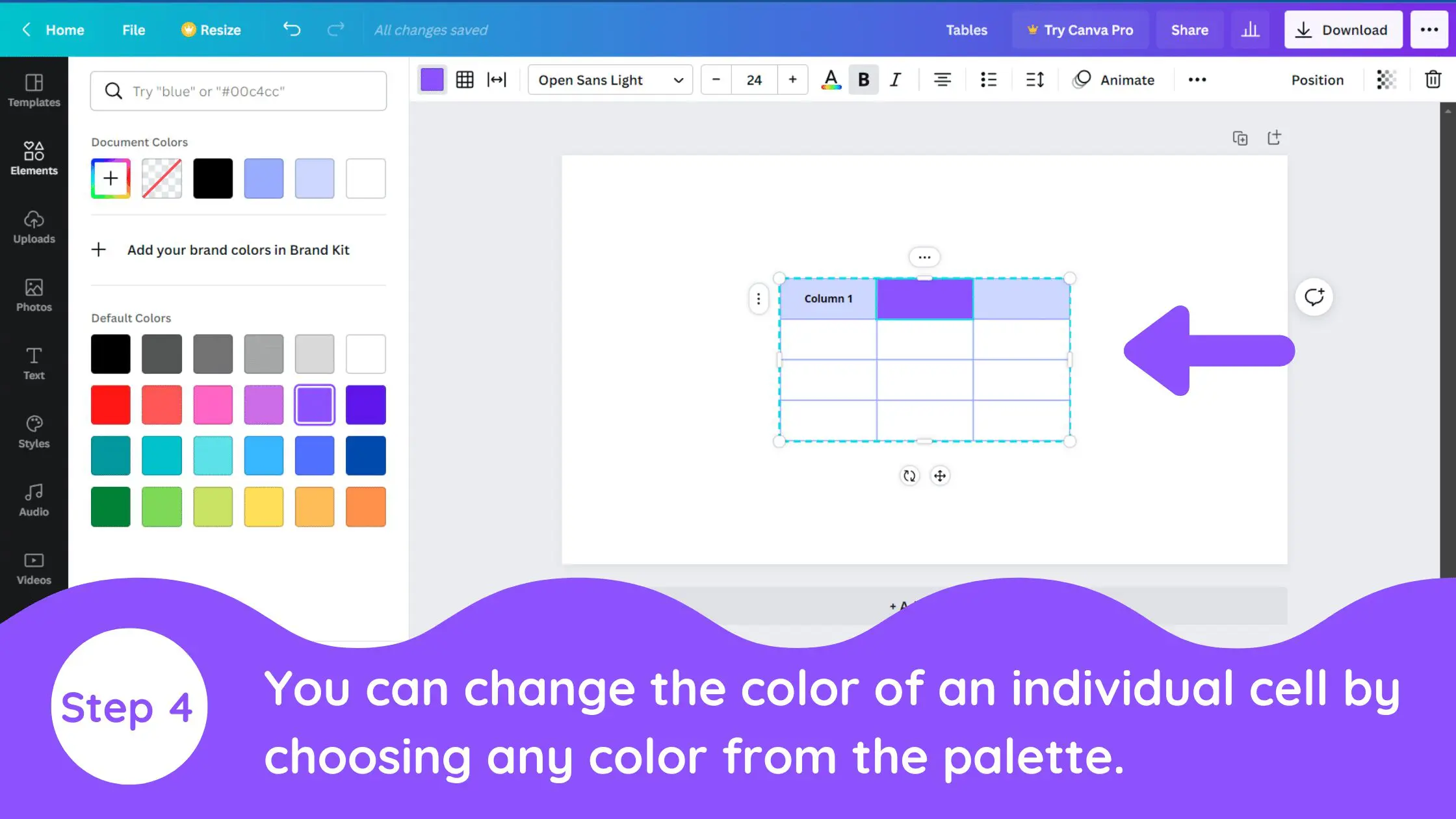 How to Create a Table in Canva - Blogging Guide