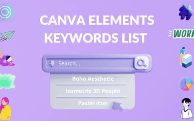 Canva Elements Keywords List