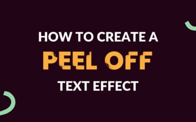 How to Create a Peel Off Text Effect in Canva