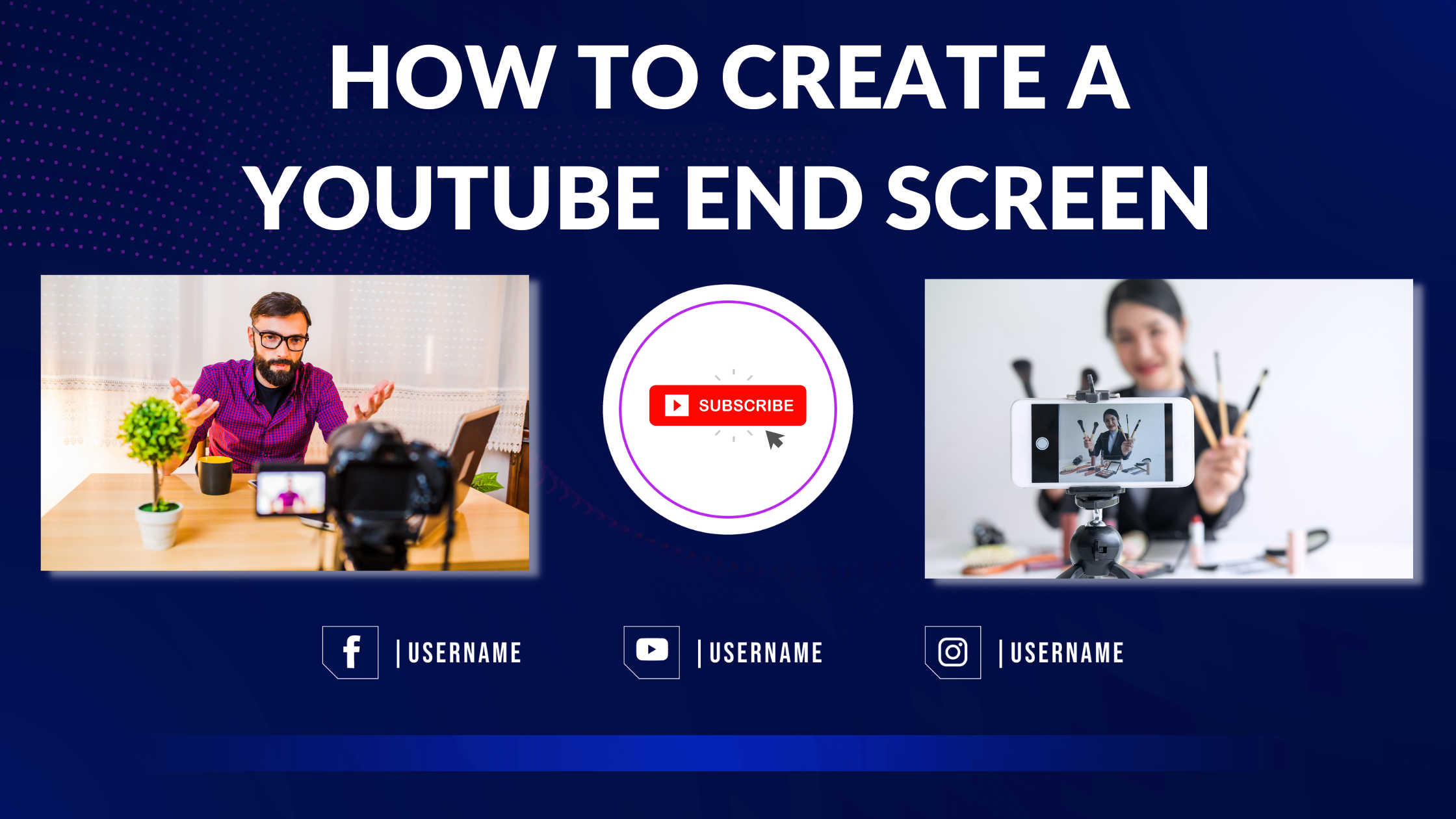 How To Create A YouTube End Screen In Canva YouTube Outro Blogging 