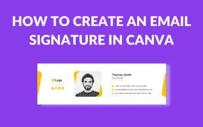 How to Create an Email Signature in Canva