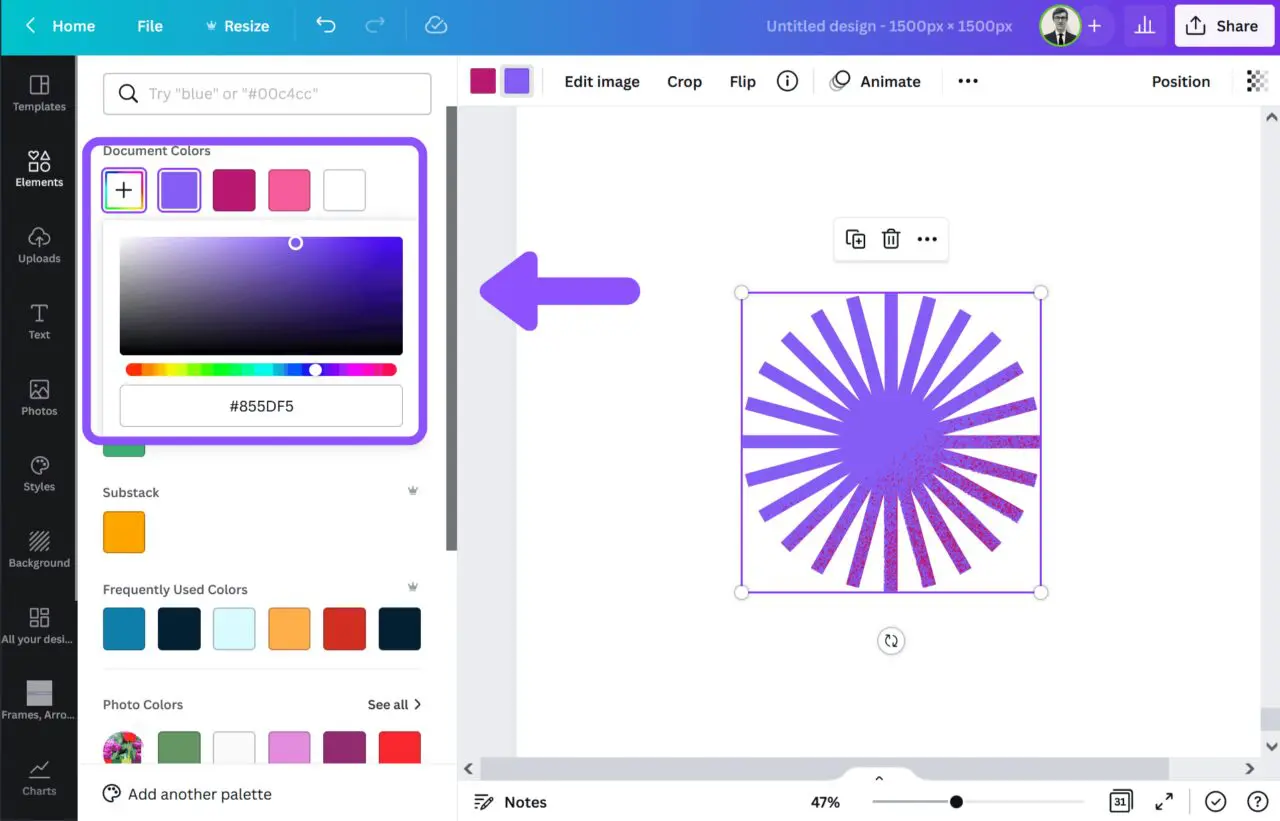 Canva Color Palettes - Blogging Guide
