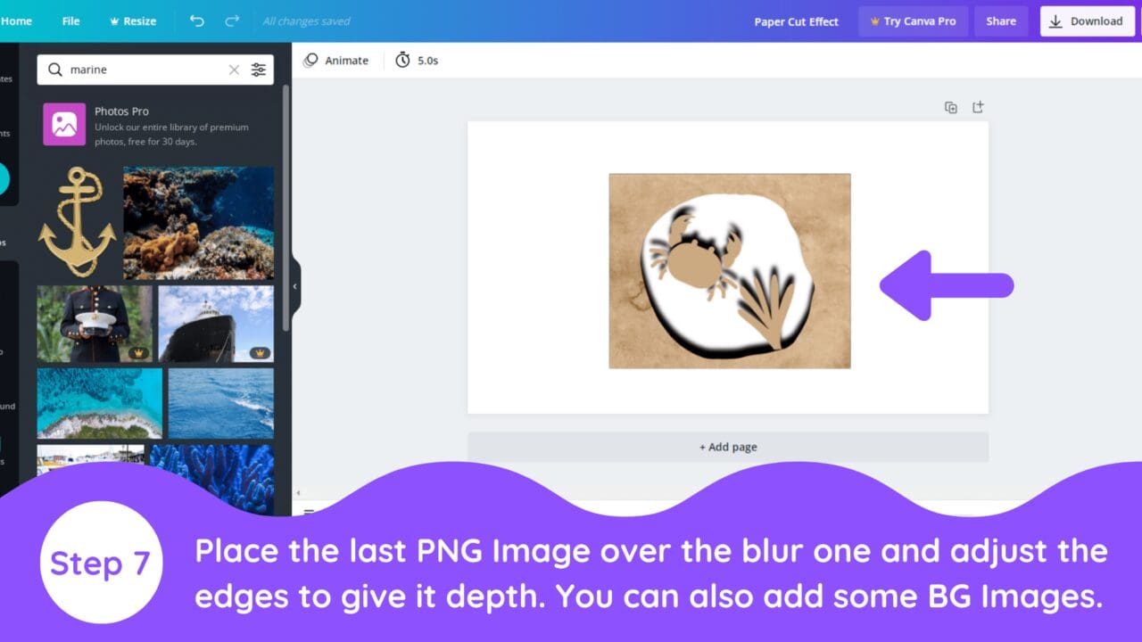 How to Create a Paper Cut Effect in Canva Blogging Guide