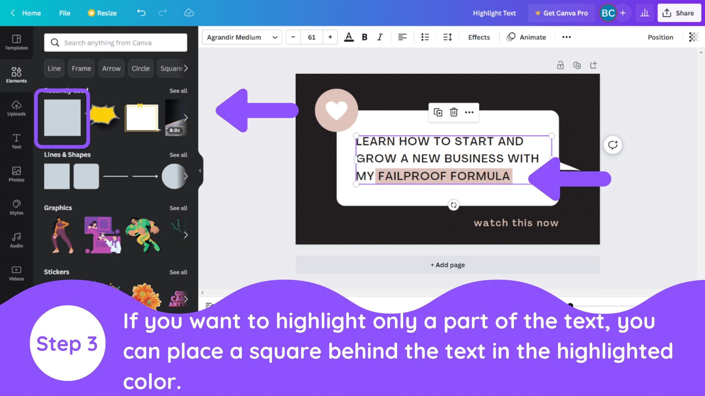 How To Highlight Text In Canva Blogging Guide