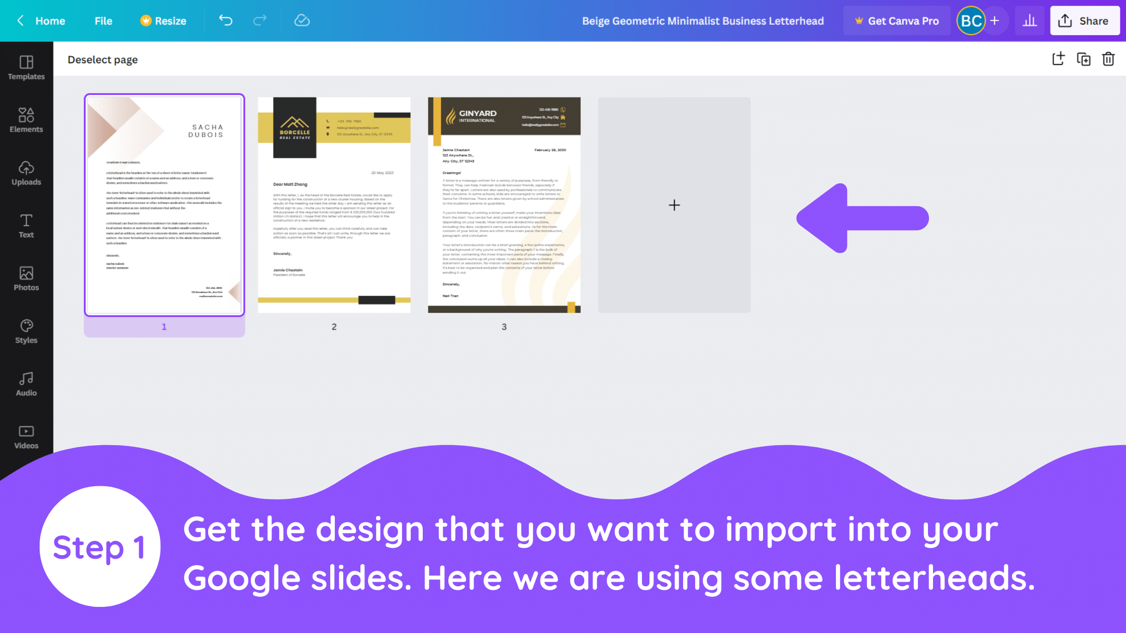 How to Import Canva Designs into Google Slides Blogging Guide