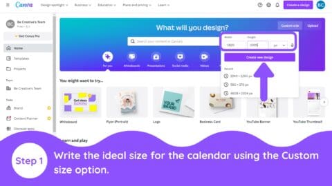 How to Make a Calendar in Canva - Blogging Guide