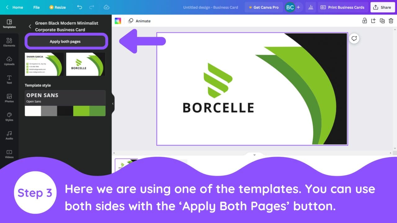 How to Print Double Sided Business Cards in Canva Blogging Guide