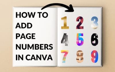 How to Add Page Numbers in Canva