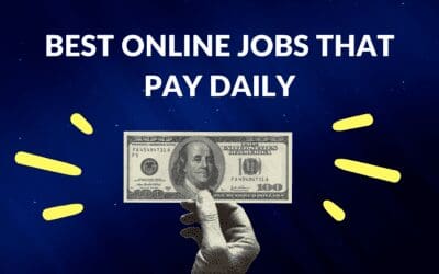 Best Online Jobs That Pay Daily